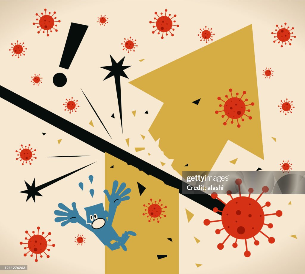 Das Coronavirus schmerzt bereits die Weltwirtschaft, Konjunkturabschwächung durch neue Coronavirus-Panik (covid-19, Virus)