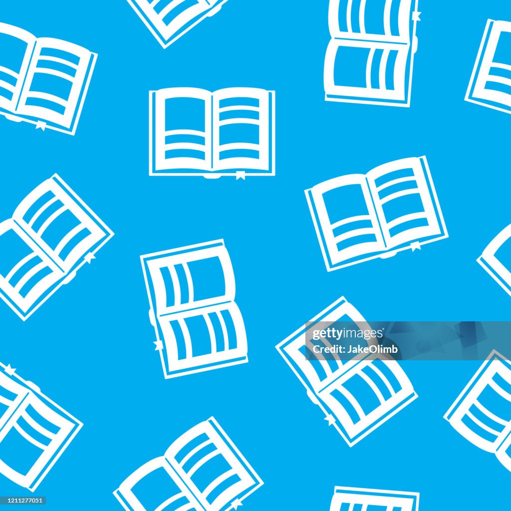 One Open Book Pattern Open Book Pattern Silhouette High-Res Vector Graphic - Getty Images