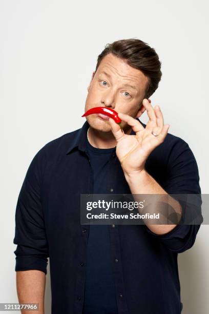 Chef and entrepreneur Jamie Oliver is photographed for You magazine on May 15, 2019 in London, England.