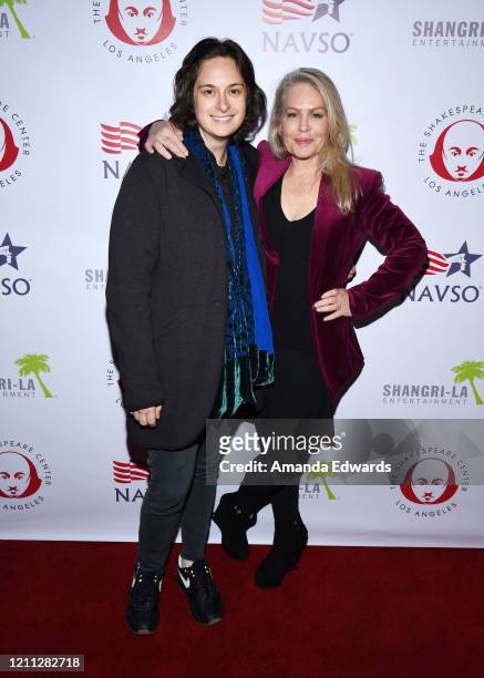Producer and director Julie Pacino and actress Beverly D'Angelo arrive at the VIP post show reception with Al Pacino benefiting SCLA Veterans In Art...