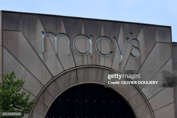 Macy's department store on April 29 in Arlington, Virginia. - Iconic American department store chains like Macy's, Nordstrom and JCPenney are in a...