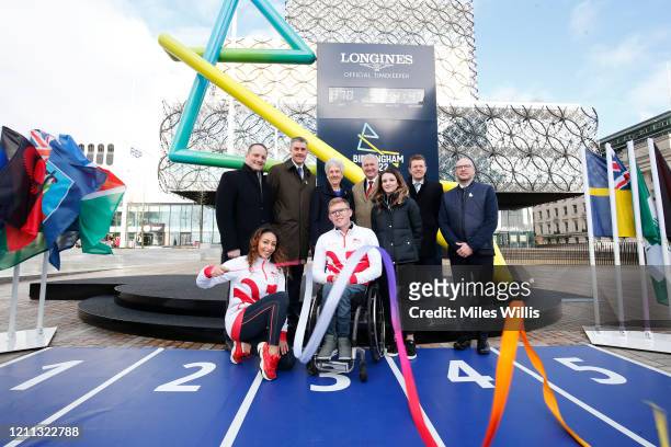 David Grevemberg, Chief Executive of the Commonwealth Games Federation, Ian Reid, Chief Executive Officer at Birmingham 2022, Dame Louise Martin,...