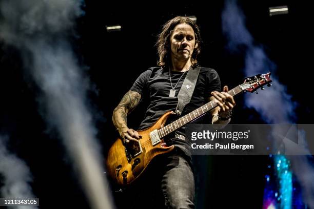 American rock band Alter Bridge, lead singer and guitarist Myles Kennedy, perform at Afas Live, Amsterdam, Netherlands, 10 December 2019.