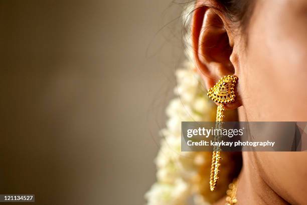 make-up - human ear stock pictures, royalty-free photos & images