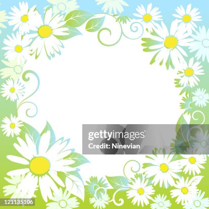 Funny Spring Floral Border High-Res Vector Graphic - Getty Images