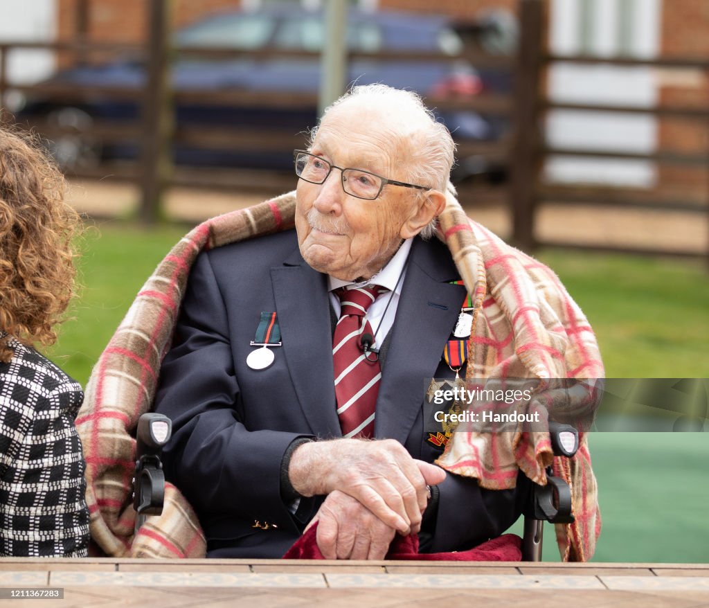 Tom Moore, Military Veteran Who Raised Funds For NHS, Celebrates 100th Birthday