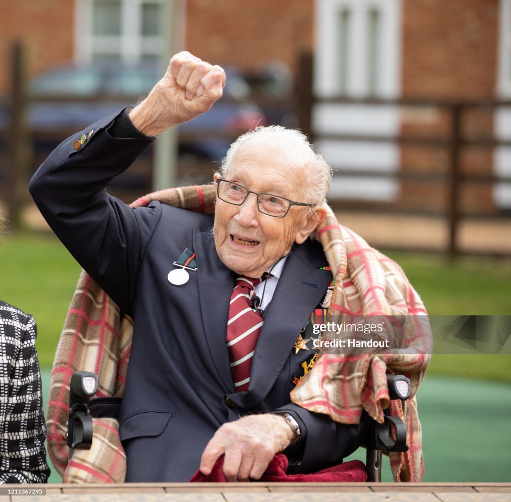 Tom Moore, Military Veteran Who Raised Funds For NHS, Celebrates 100th Birthday