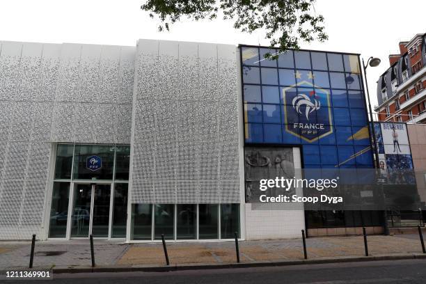 Illustration Head Office of French Federation during this period of confinement on April 30, 2020 in Paris, France.