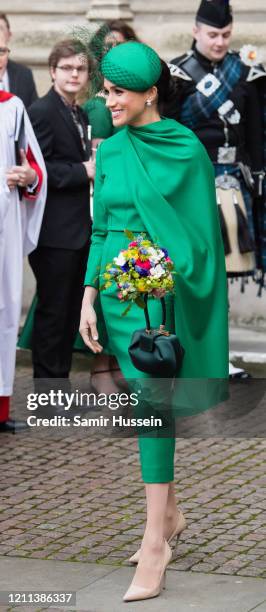 Meghan, Duchess of Sussex attends the Commonwealth Day Service 2020 on March 09, 2020 in London, England.