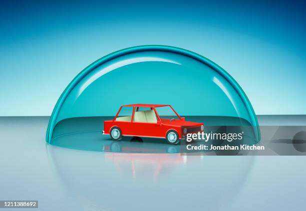 red car under dome - dome stock photos et images de collection