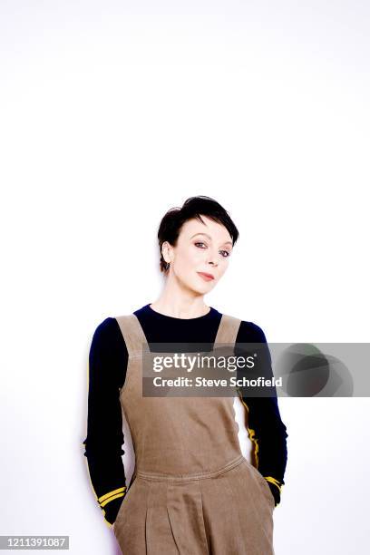 Actor Amanda Abbington is photographed for the Sunday Times magazine on March 21, 2018 in London, England.