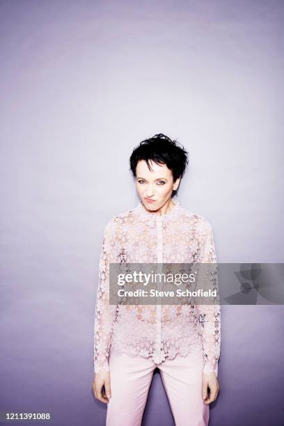 Actor Amanda Abbington is photographed for the Sunday Times magazine on March 21, 2018 in London, England.