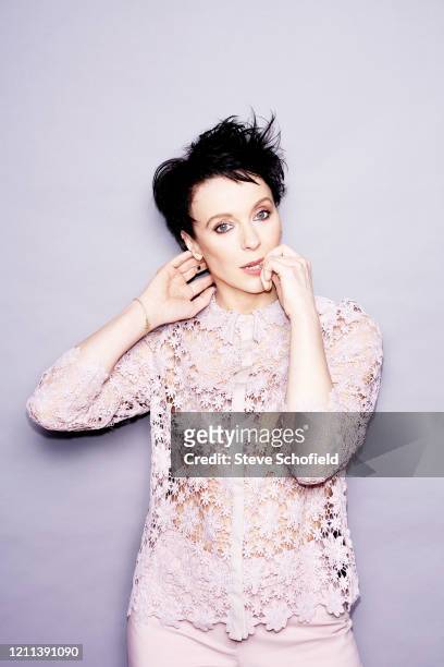 Actor Amanda Abbington is photographed for the Sunday Times magazine on March 21, 2018 in London, England.