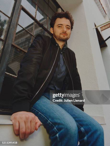 Filmmaker Abu Bakr Shawky poses for a portrait on May, 2018 in Cannes, France. .