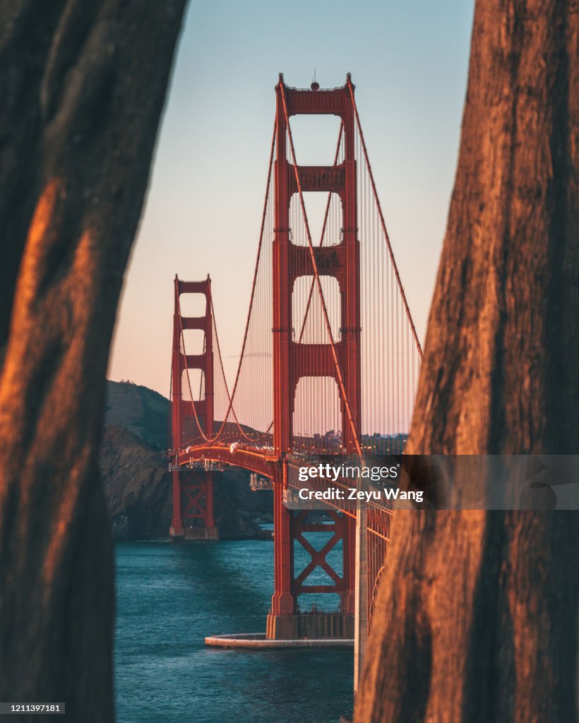 Golden Gate Bridge Sunset