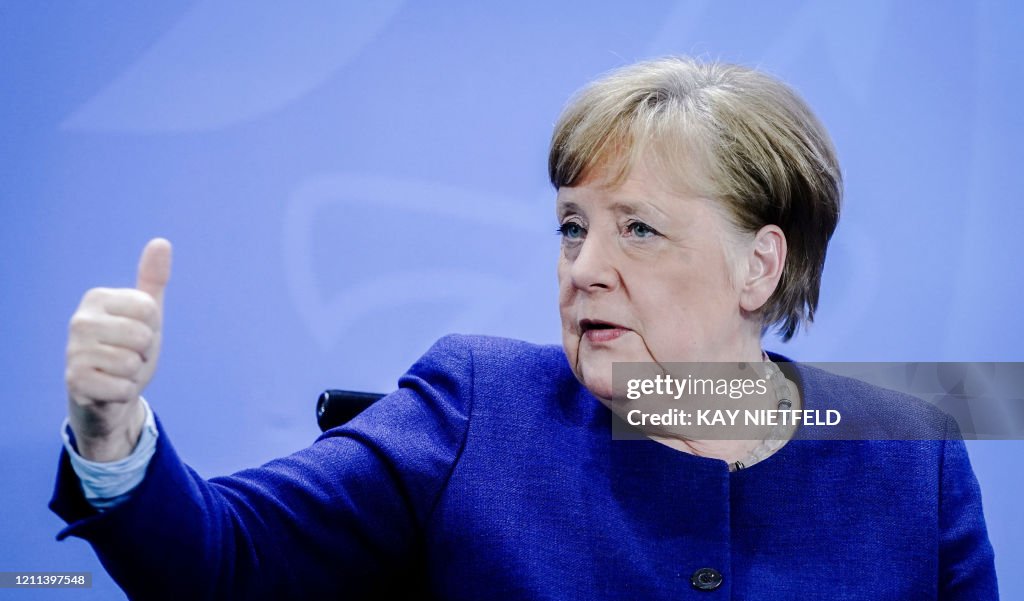 GERMANY-HEALTH-VIRUS-MERKEL