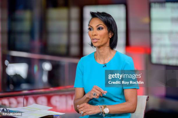 Harris Faulkner as Dr. Oz visits "Outnumbered Overtime" at Fox News Channel Studios on March 09, 2020 in New York City.