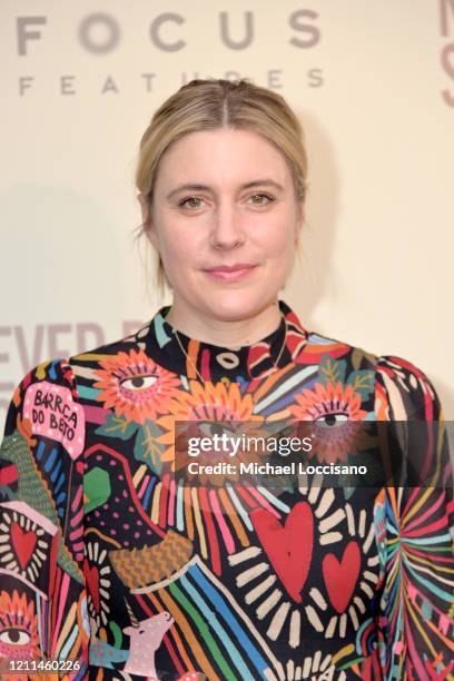 Greta Gerwig attends a New York screening of "Never Rarely Sometimes Always" at Metrograph on March 09, 2020 in New York City.