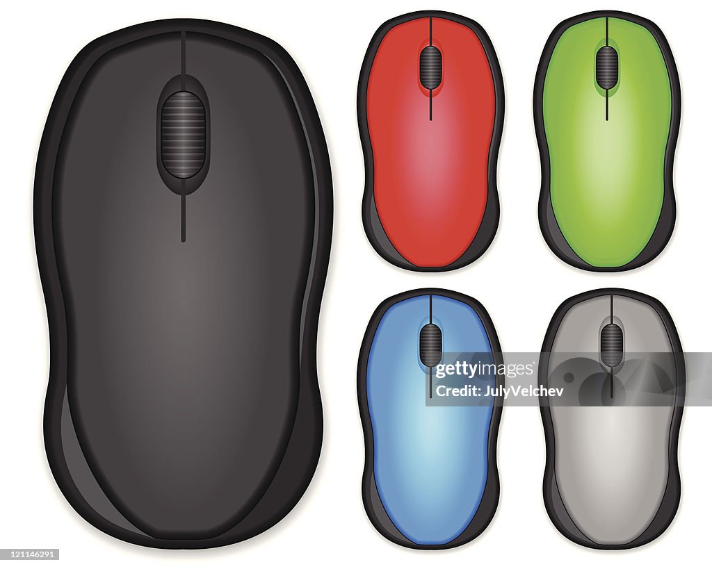 Computer Mouse Set Computer Mouse Set High-Res Vector Graphic - Getty Images