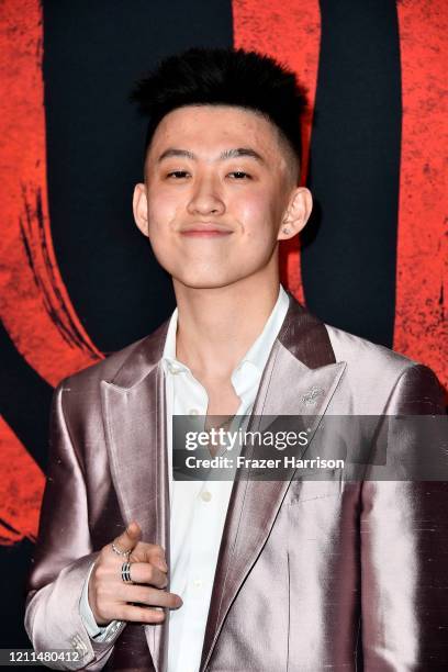 Rich Brian attends the premiere of Disney's "Mulan" at Dolby Theatre on March 09, 2020 in Hollywood, California.