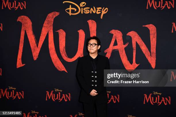 Jet Li attends the Premiere Of Disney's "Mulan" on March 09, 2020 in Los Angeles, California.
