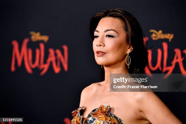 Ming-Na Wen attends the Premiere Of Disney's "Mulan" on March 09, 2020 in Los Angeles, California.