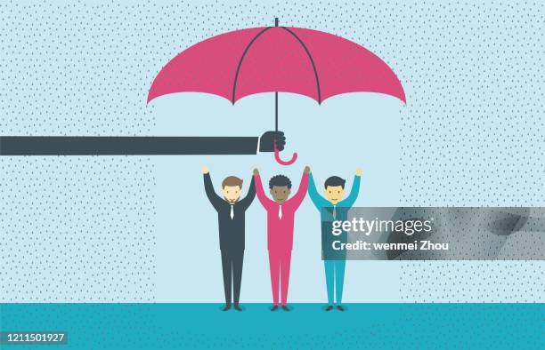 a helping hand - sheltering stock illustrations