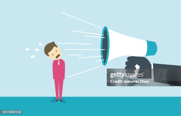 ilustrações de stock, clip art, desenhos animados e ícones de pointing - cliente irritado