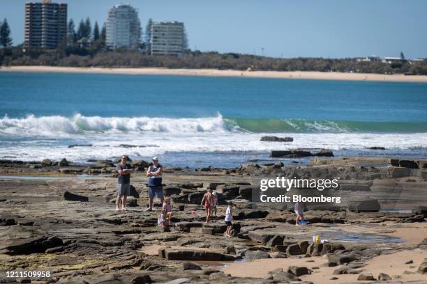 Mooloolaba Beach Rocks 402 Mooloolaba Beach Stock Photos, High-Res Pictures, and Images ...