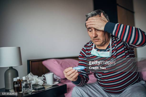 high body temperature, stressed man - symptom stock pictures, royalty-free photos & images