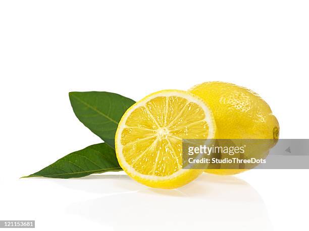 limone - lemon slice foto e immagini stock