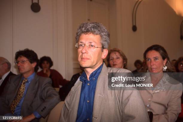 écrivain français Laurent Greilsamer à Paris en juin 1999, France.