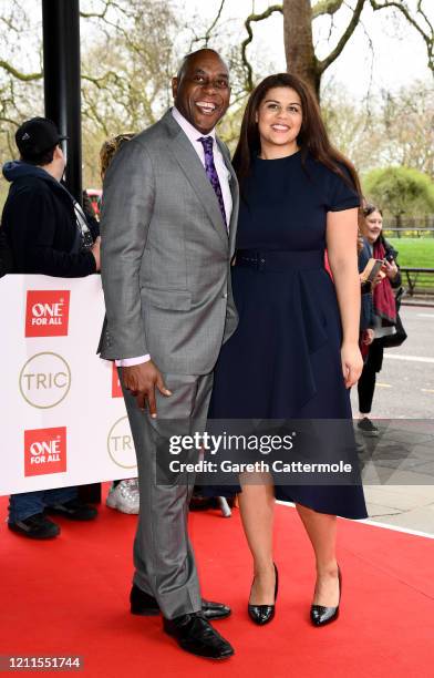 Ainsley Harriott and Maddie Harriott attend the TRIC Awards 2020 at The Grosvenor House Hotel on March 10, 2020 in London, England.