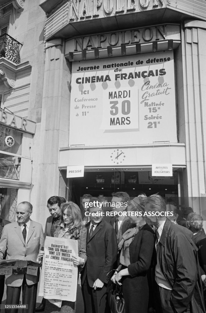 François Périer, Françoise Dorléac et Jean-Pierre Cassel en 1965