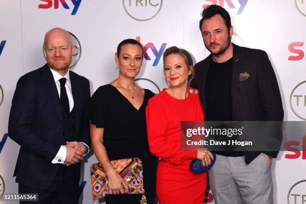 Jake Wood, Luisa Bradshaw-White, Kellie Bright and James Bye attend the TRIC Awards 2020 at The Grosvenor House Hotel on March 10, 2020 in London,...