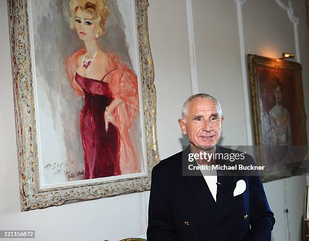 Prince Frederic von Anhalt celebrates the 25th wedding anniversary of Zsa Zsa Gabor and Prince Frederic von Anhalt at their home on August 14, 2011...