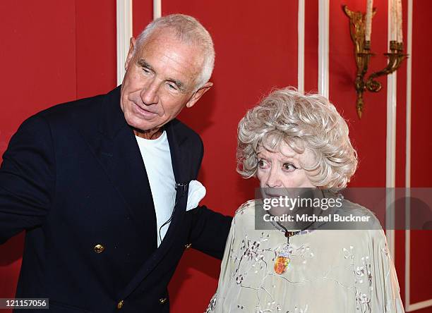 Prince Frederic von Anhalt and comedian Phyllis Diller celebrates the 25th wedding anniversary of Zsa Zsa Gabor and Prince Frederic von Anhalt at...