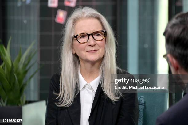 Sally Potter visits Build to discuss her film "The Roads Not Taken" at Build Studio on March 10, 2020 in New York City.