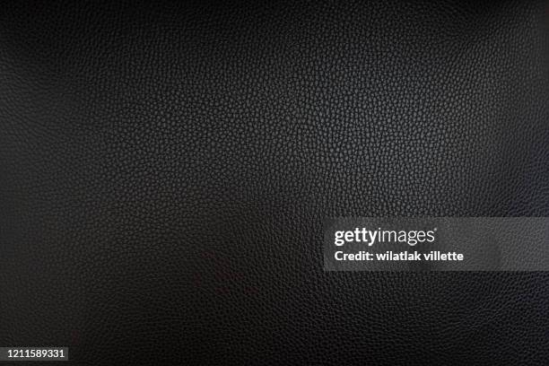 close up black leather and texture background - leather 個照片及圖片檔