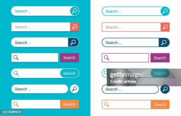 search bar templates - search bar stock illustrations