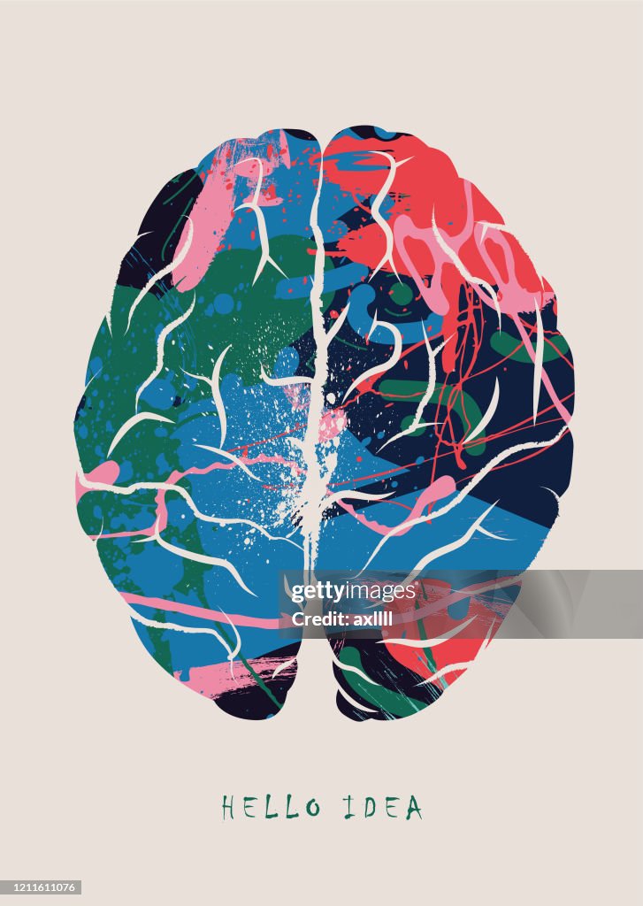 Brainstorming, Brain Concept - vector illustration
