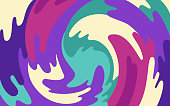 Swirl Abstract Blob Background