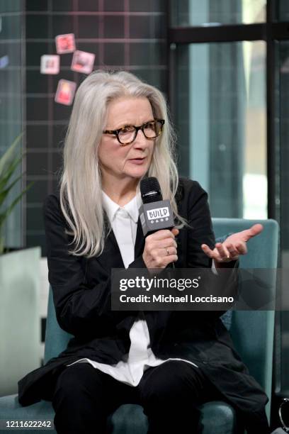 Sally Potter visits Build to discuss her film "The Roads Not Taken" at Build Studio on March 10, 2020 in New York City.