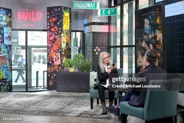Sally Potter visits Build to discuss her film "The Roads Not Taken" at Build Studio on March 10, 2020 in New York City.