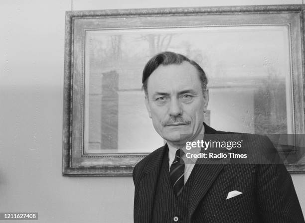 British politician Enoch Powell, January 20th 1971.