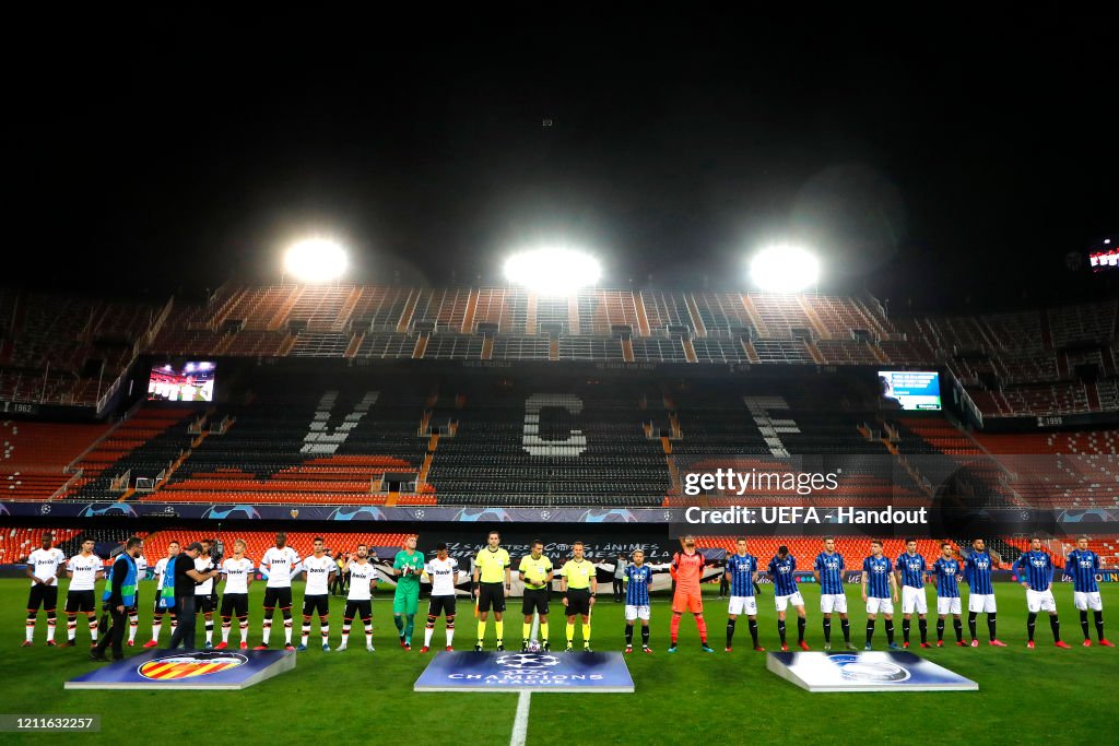 Valencia CF v Atalanta - UEFA Champions League Round of 16: Second Leg