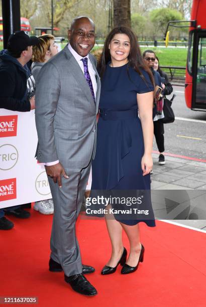 Ainsley Harriott and Maddie Harriott attend the TRIC Awards 2020 at The Grosvenor House Hotel on March 10, 2020 in London, England.