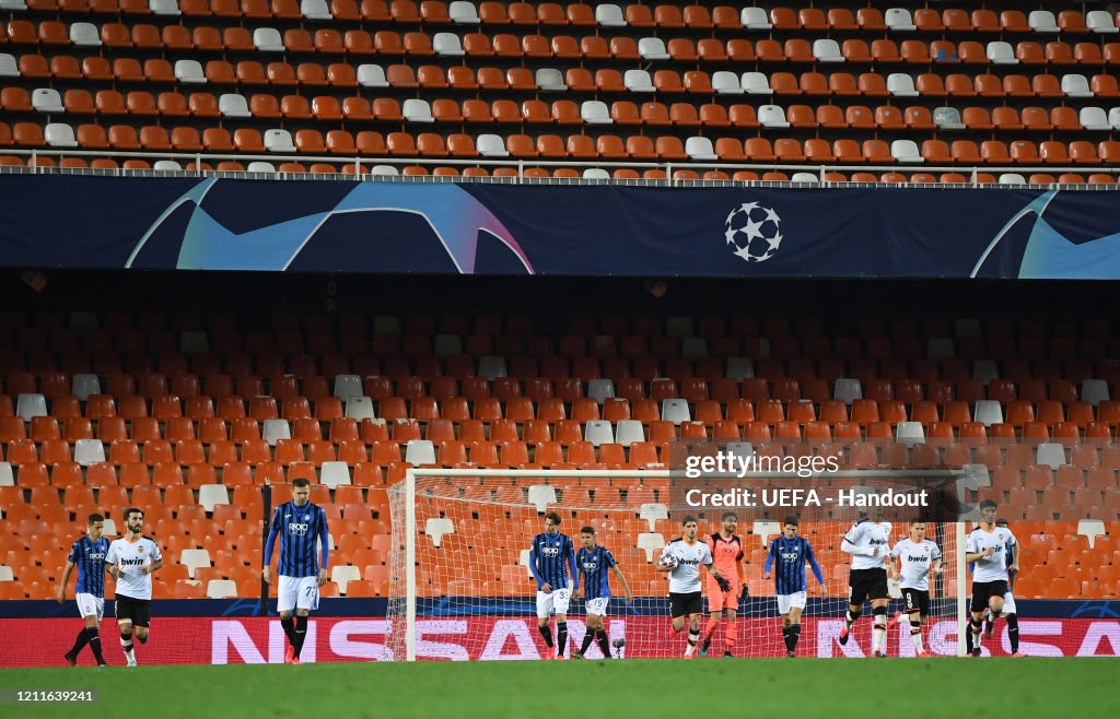 Valencia CF v Atalanta - UEFA Champions League Round of 16: Second Leg