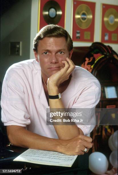 Composer and singer Richard Carpenter at his home, September 4, 1987 in Downey, California.