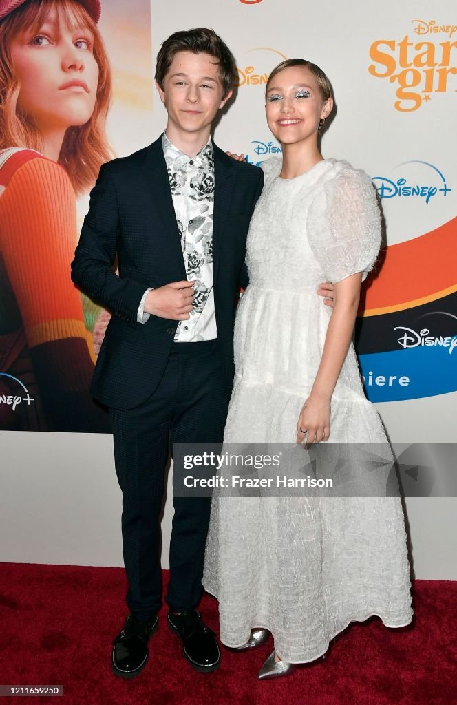 Graham Verchere Actor Graham Verchere and Grace VanderWaal attend the premiere of Disney+'s ...